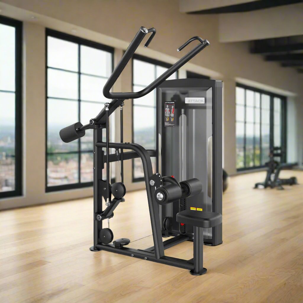 Attack Strength Lat Pulldown - Durable, Adjustable, and User-Friendly