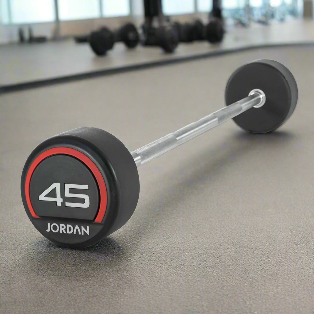 Fixed Rubber Barbells – Durable & Compact for All Workouts