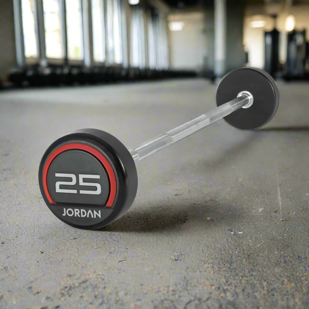 Fixed Rubber Barbells – Durable & Compact for All Workouts