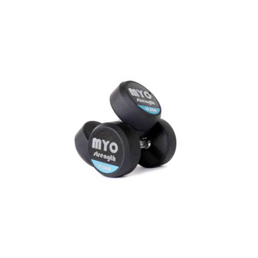 MYO Strength Rubber Dumbbells Set