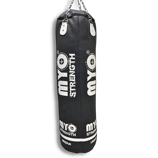 Myo Strength Punch Bag – 5ft Leather, Heavy-Duty