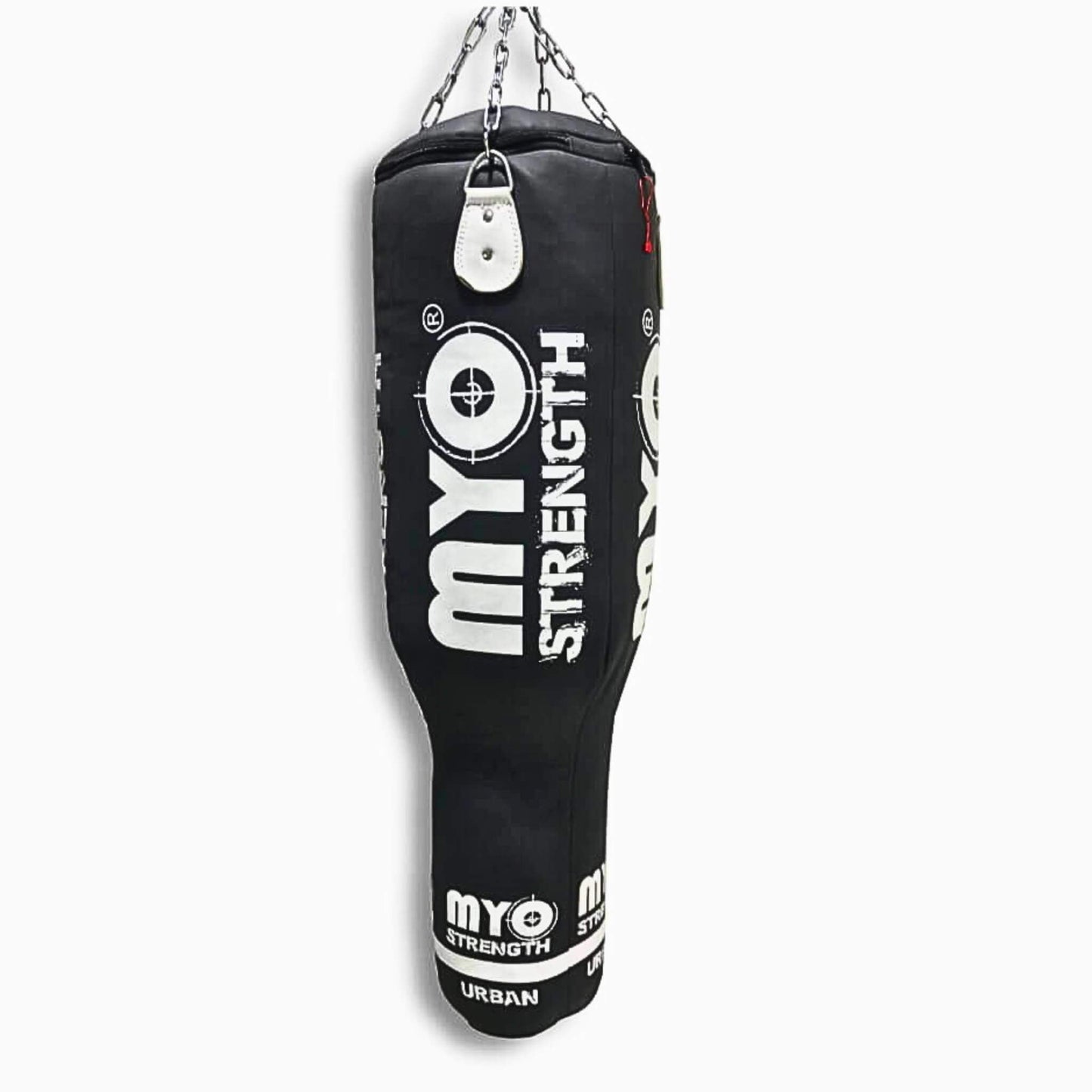 Myo Strength Punch Bag – Angle 4ft Leather, Heavy-Duty