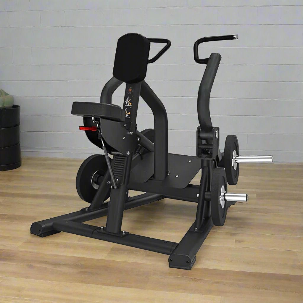 Plate Loaded Row Machine – Adjustable for Back Strength Training