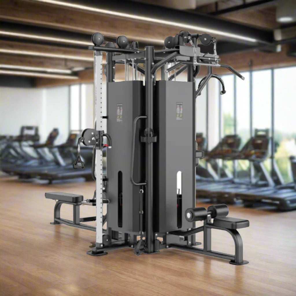 4 Station Lat Pull/Low Row/Tricep