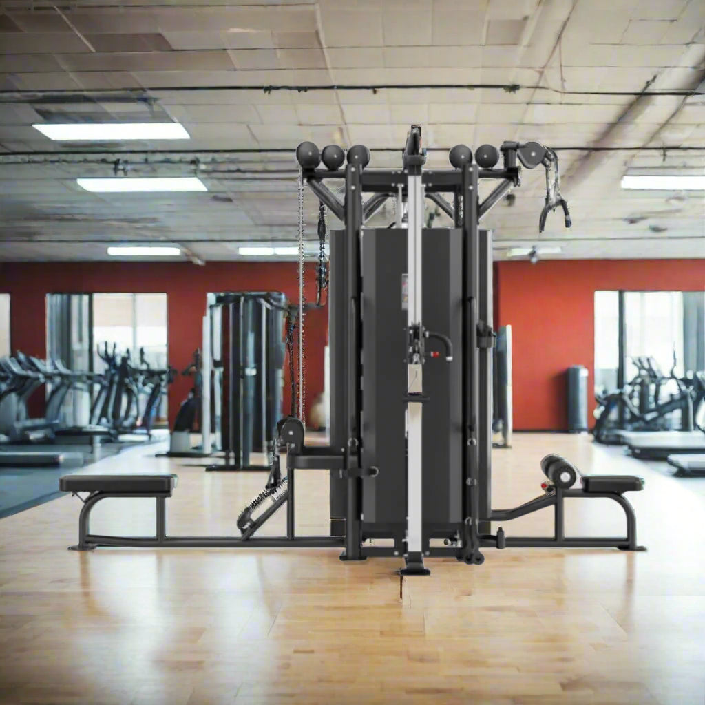 4 Station Lat Pull/Low Row/Tricep