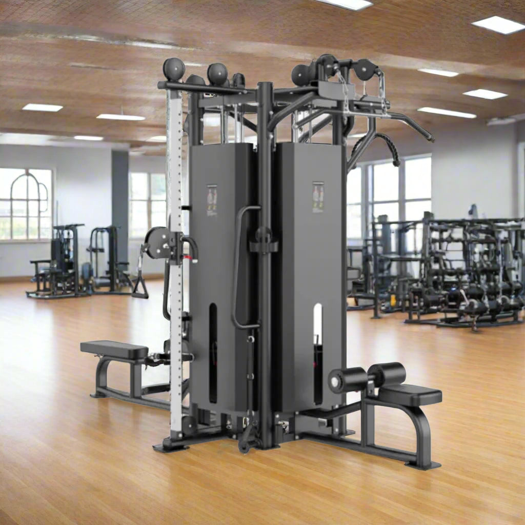 4 Station Lat Pull/Low Row/Tricep