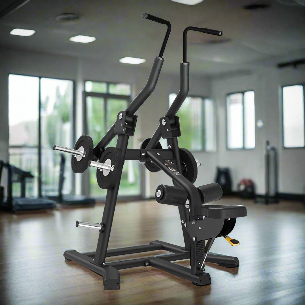 Adjustable Lat Pulldown  Machine – Plate Loaded