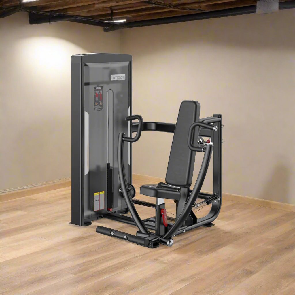 Attack Strength Chest Press (Converging) - Black