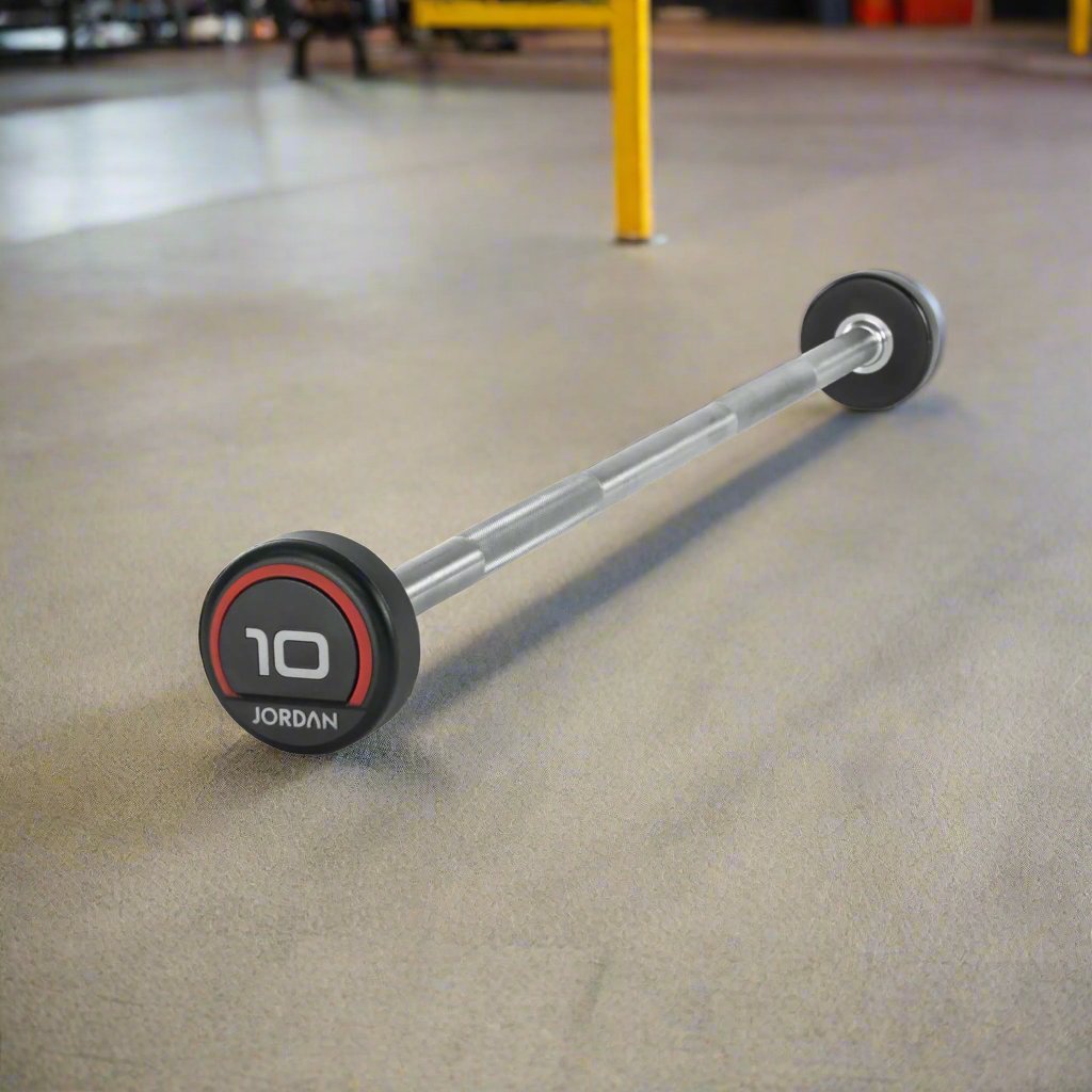 Fixed Rubber Barbells – Durable & Compact for All Workouts