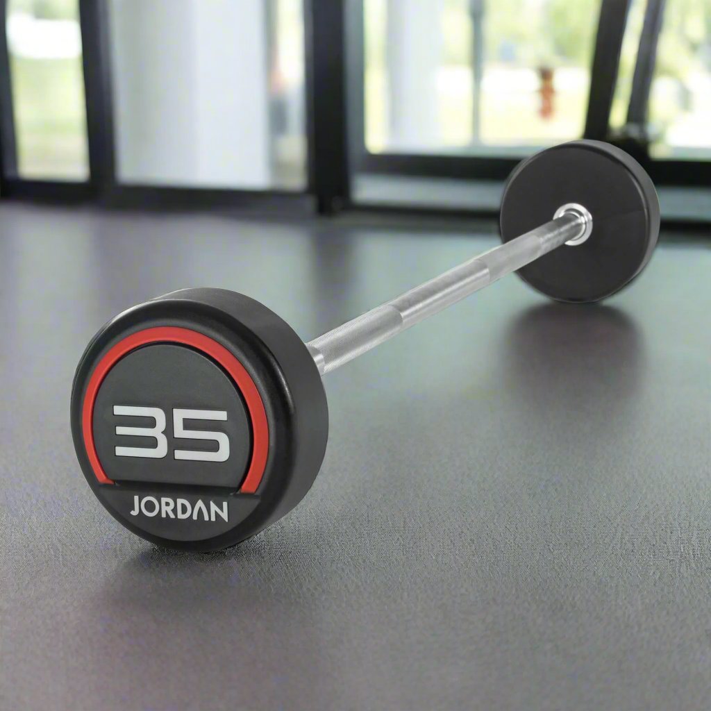 Fixed Rubber Barbells – Durable & Compact for All Workouts
