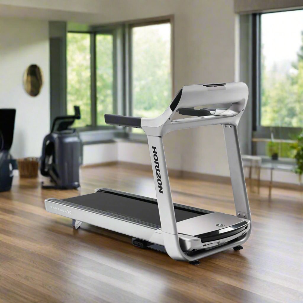 Horizon Paragon X Treadmill – AirTrain, Bluetooth, Folding Design