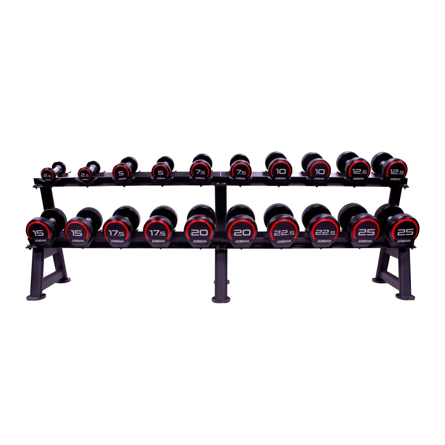Jordan 10-Pair Dumbbell Rack – Durable, Space-Saving Storage Solution