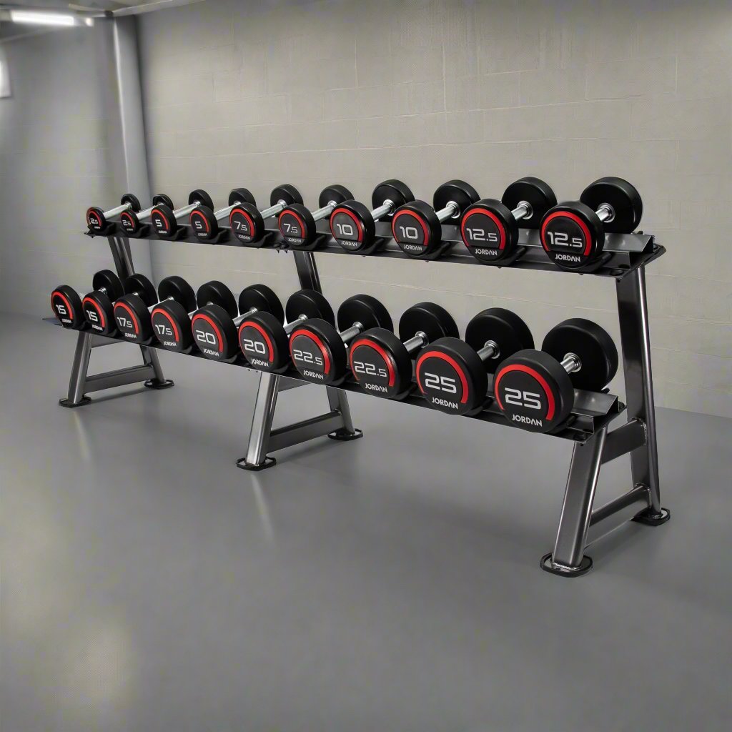 Jordan 10-Pair Dumbbell Rack – Durable, Space-Saving Storage Solution