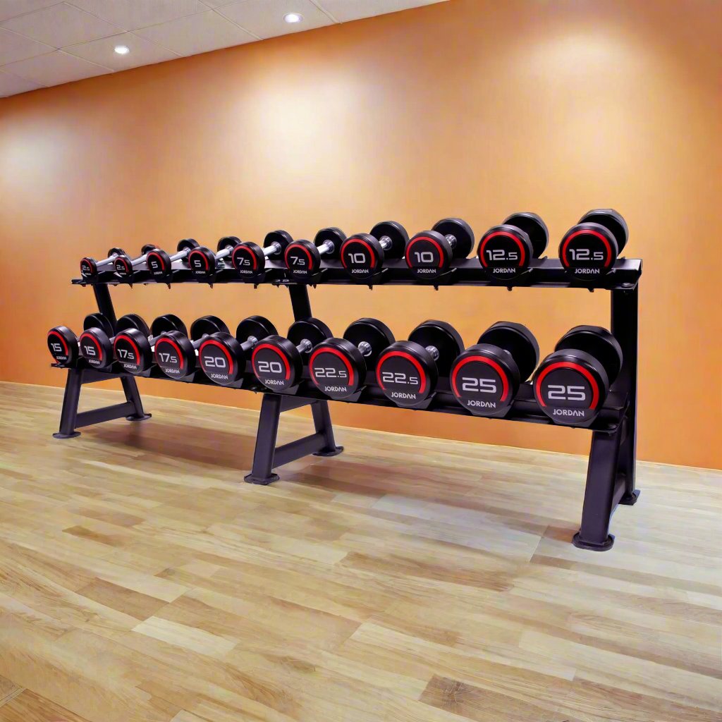 Jordan 10-Pair Dumbbell Rack – Durable, Space-Saving Storage Solution