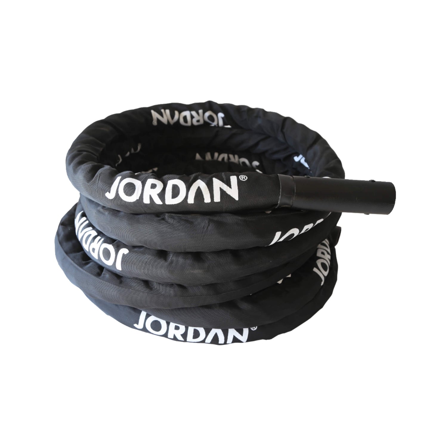 Jordan Fitness Battle Ropes - Full-Body Workout, Durable and Versatile - Black - 38mm diameter - 10m Long