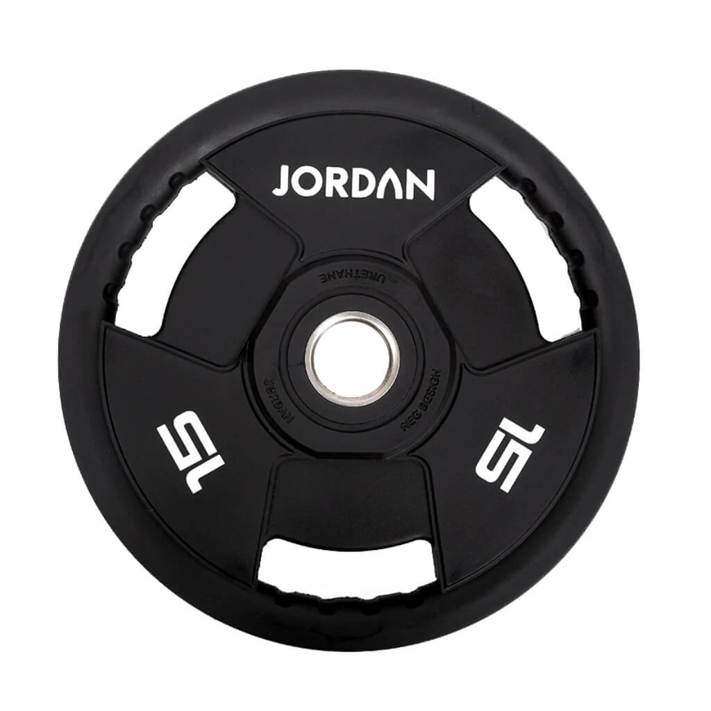 Jordan Fitness Urethane Olympic Plates - Durable and Stylish Weightlifting Discs