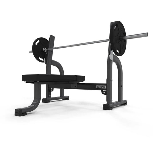 Jordan Fitness Olympic Flat Bench grey