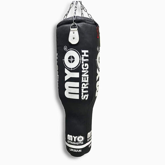 Myo Strength Punch Bag – Angle 4ft Leather, Heavy-Duty