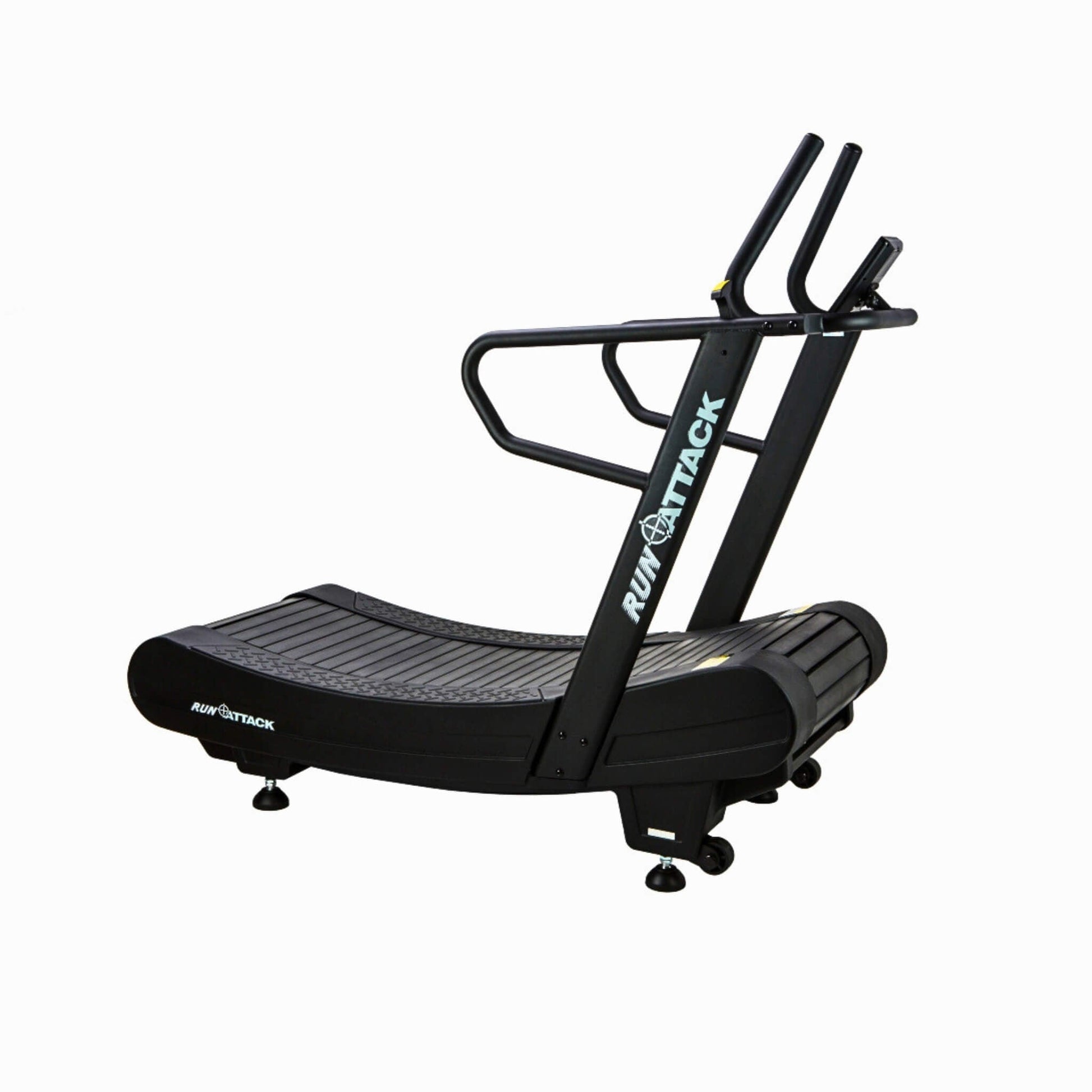 Attack Fitness Run Attack Curved Treadmill In Black With Resistance 6 levels