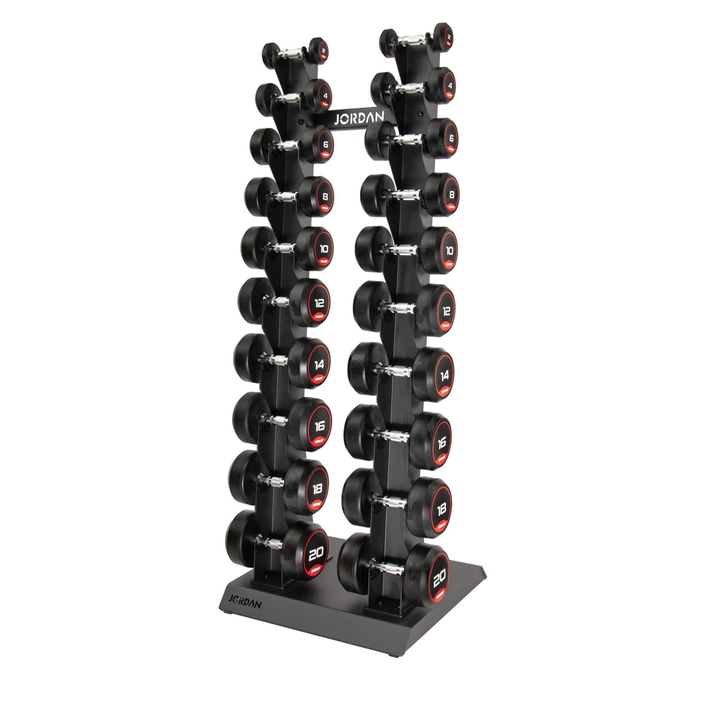 Vertical Dumbbell Rack – Space-Saving, Holds 10 Pairs