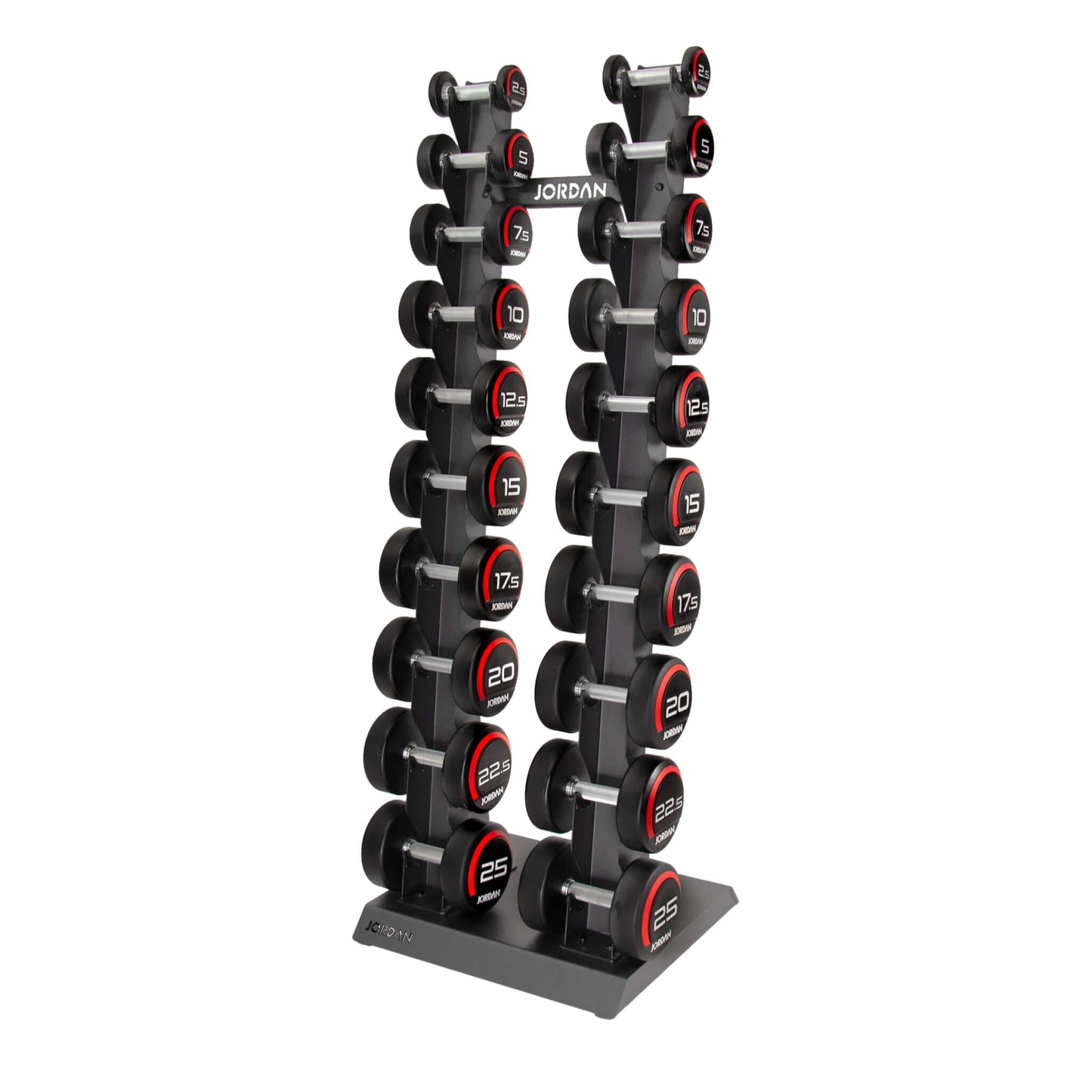 Vertical Dumbbell Rack – Space-Saving, Holds 10 Pairs